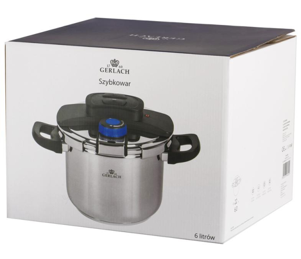 Gerlach Szybkowar 22cm 6L - 1456837 - zdjęcie 3
